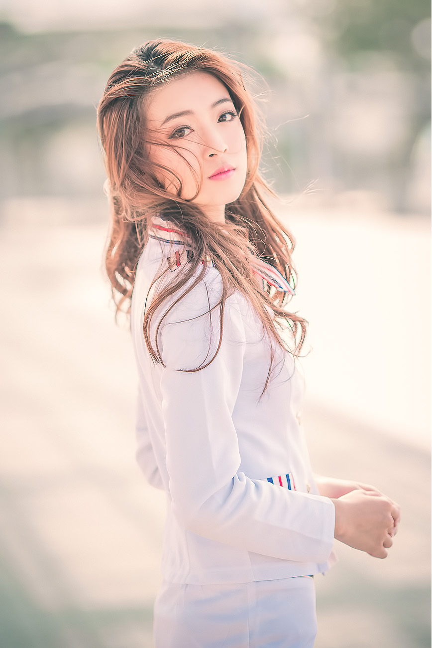 刘思琪 美丽空姐 香港国际机场