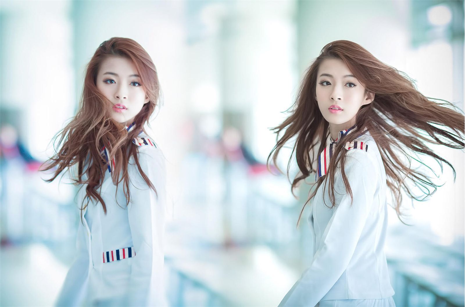 刘思琪 美丽空姐 香港国际机场