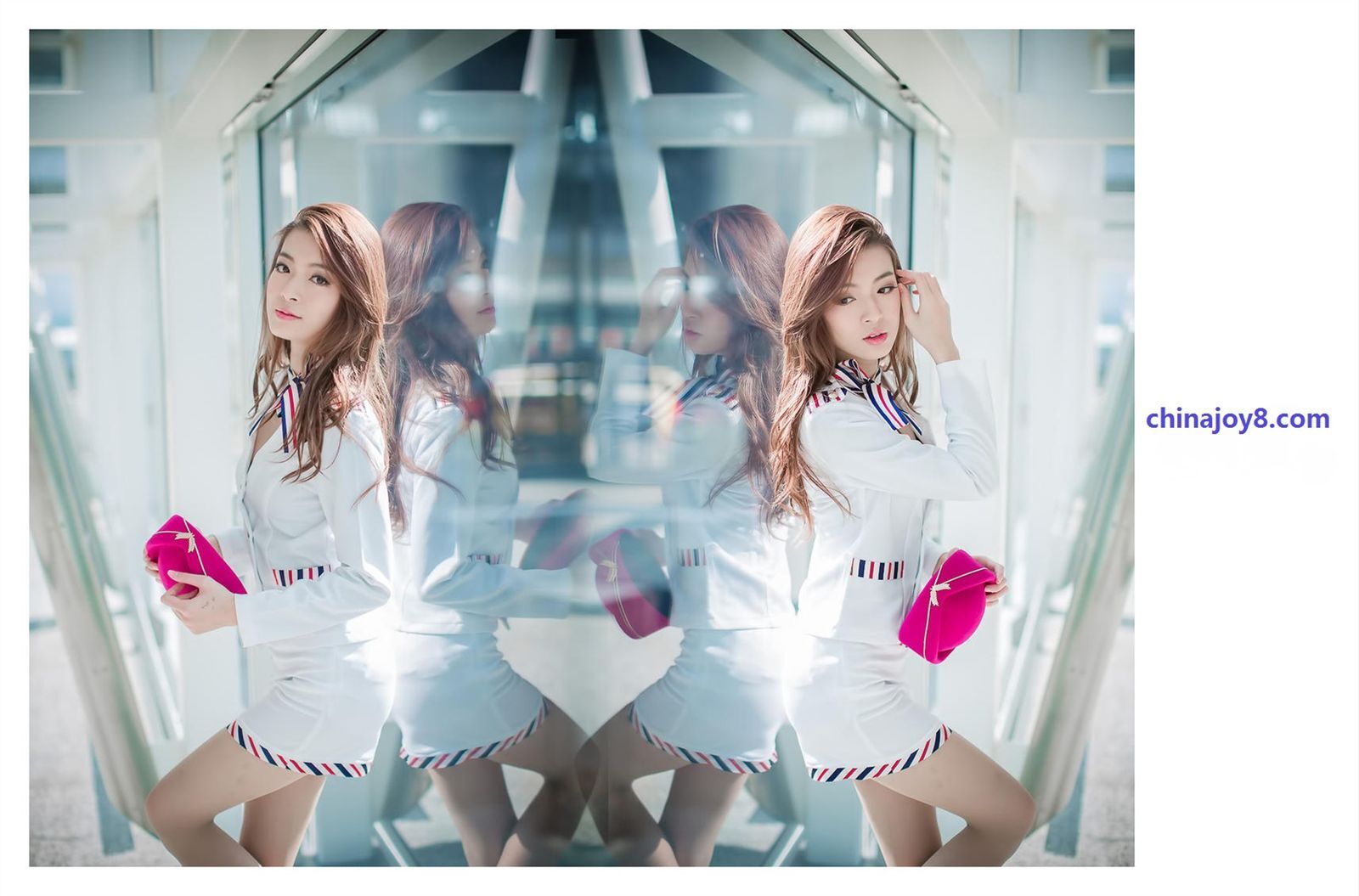 刘思琪 美丽空姐 香港国际机场