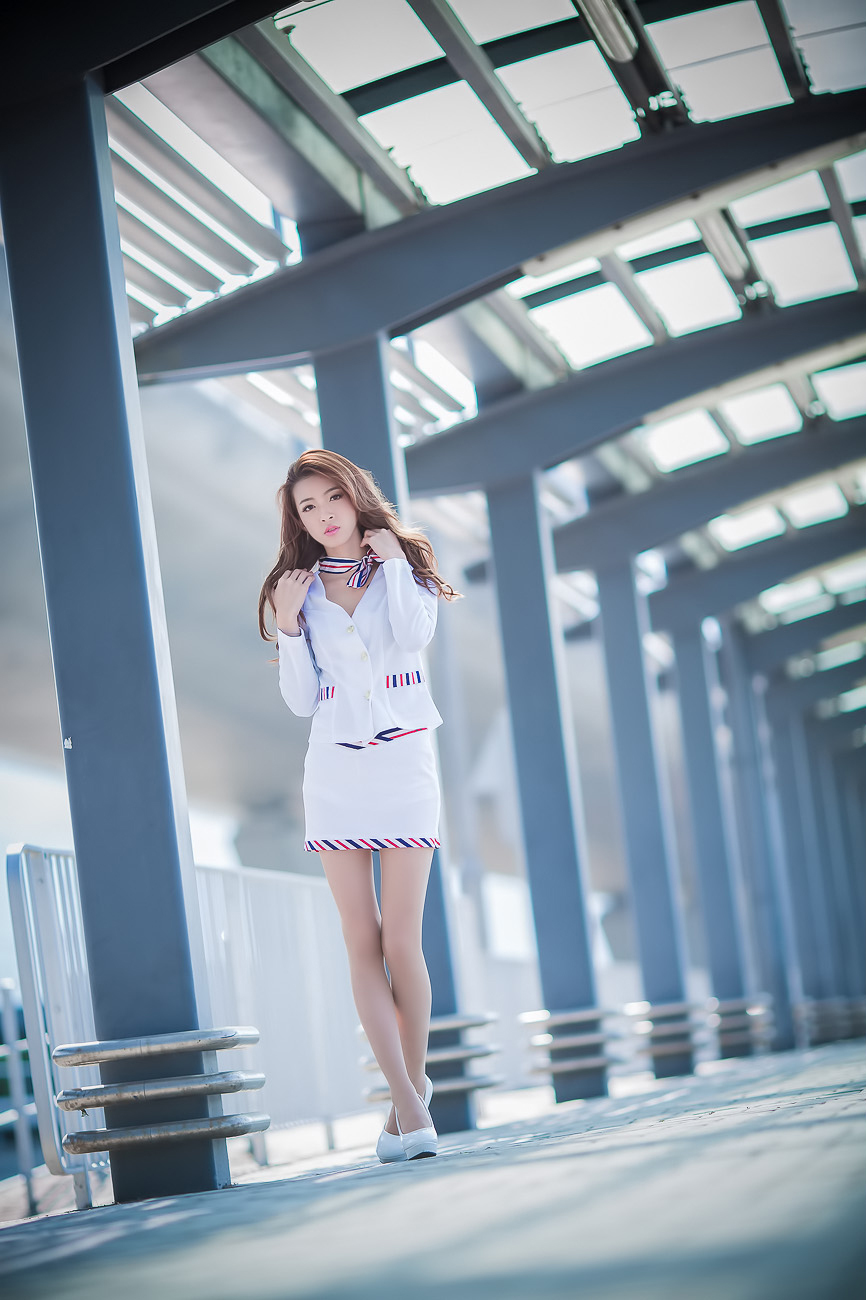 刘思琪 美丽空姐 香港国际机场