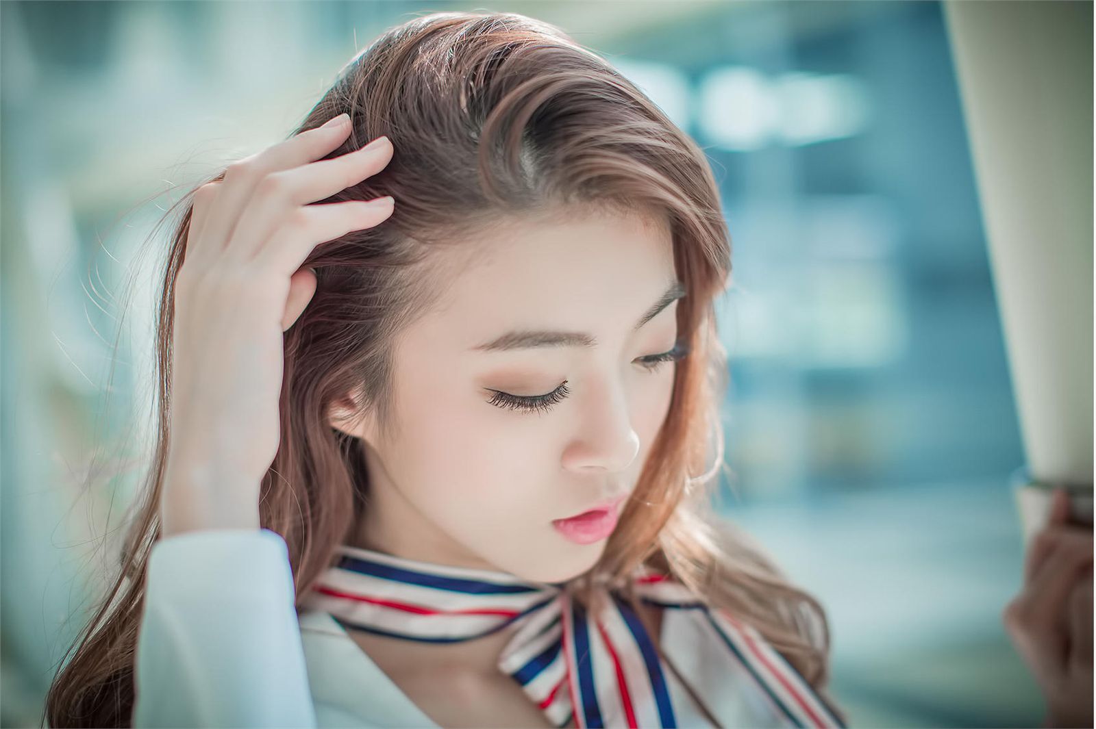 刘思琪 美丽空姐 香港国际机场