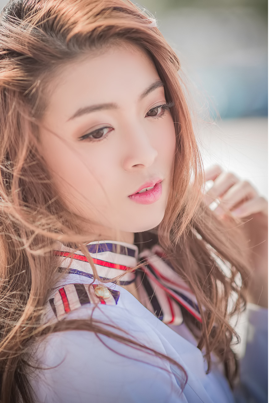 刘思琪 美丽空姐 香港国际机场