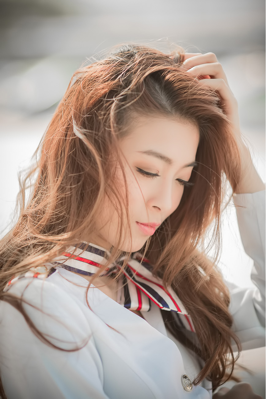 刘思琪 美丽空姐 香港国际机场