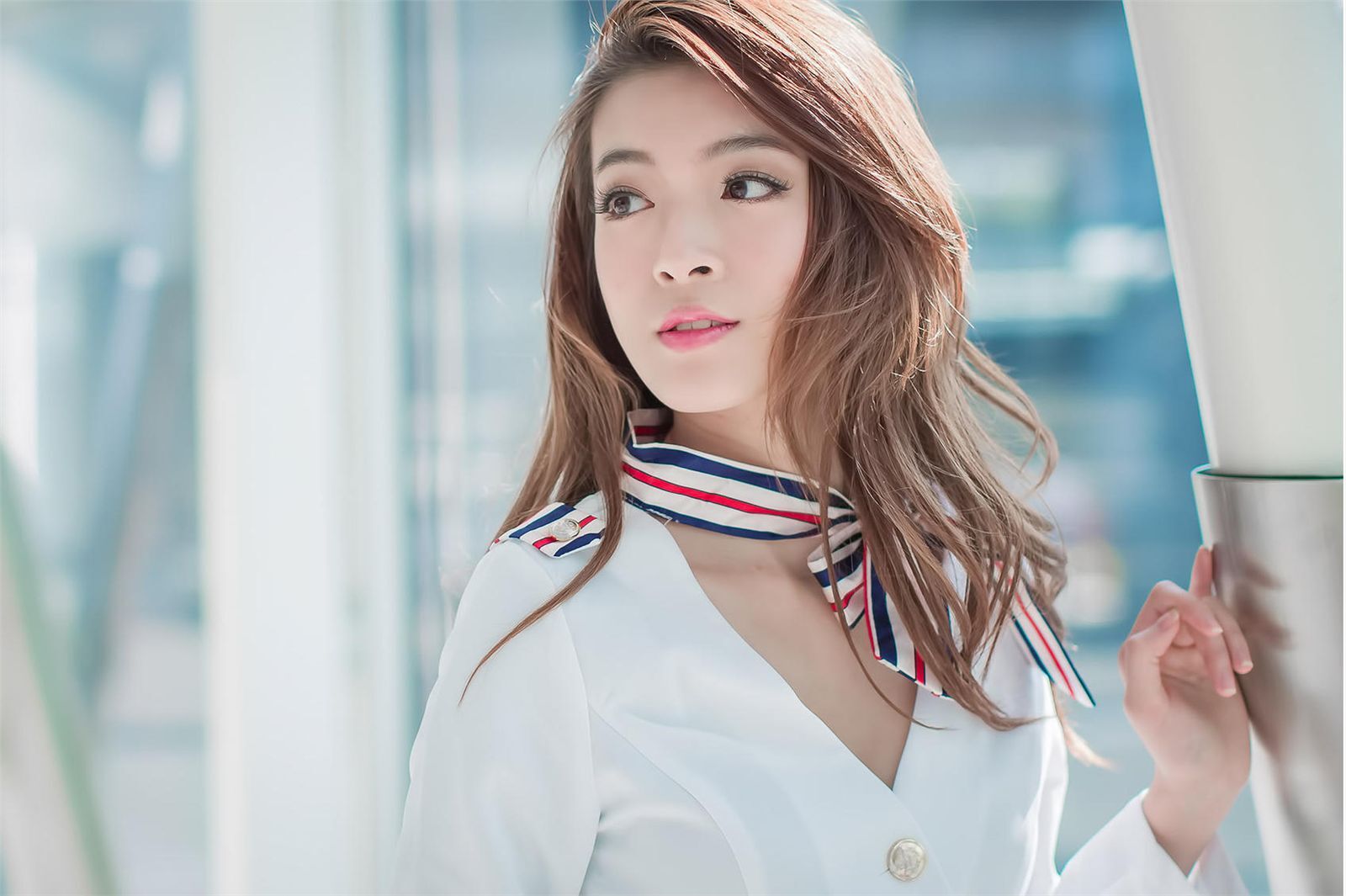 刘思琪 美丽空姐 香港国际机场