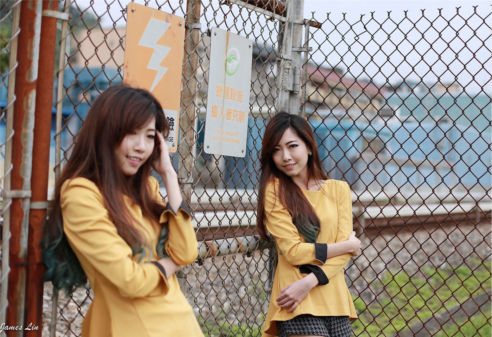 清纯美女双生花外拍