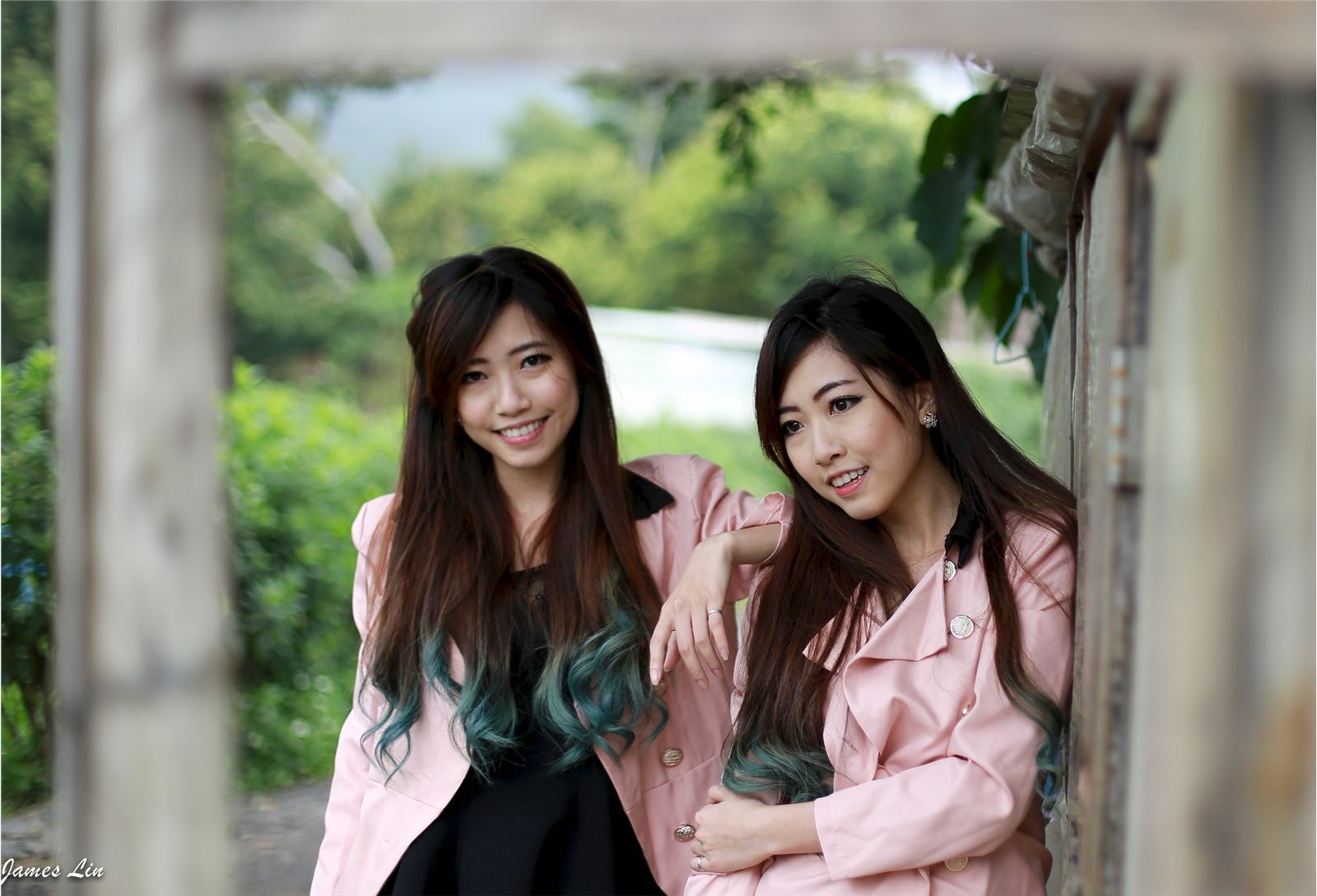 清纯美女双生花外拍