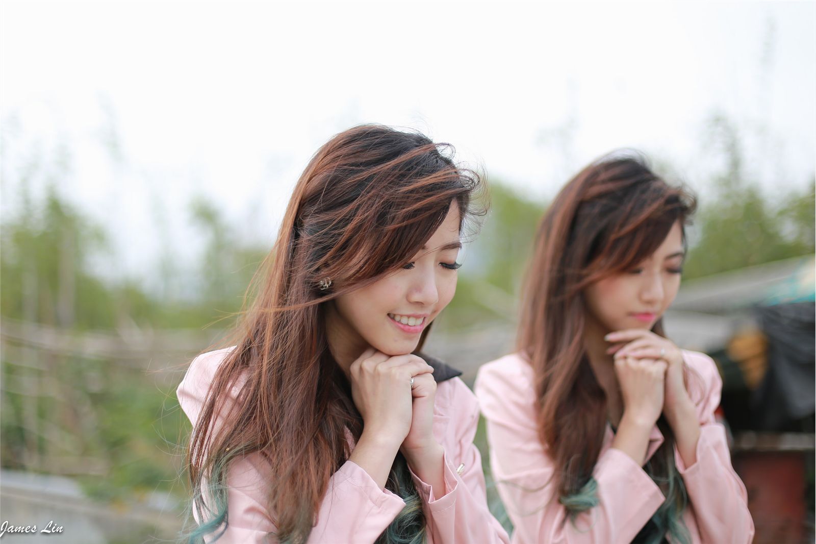 清纯美女双生花外拍