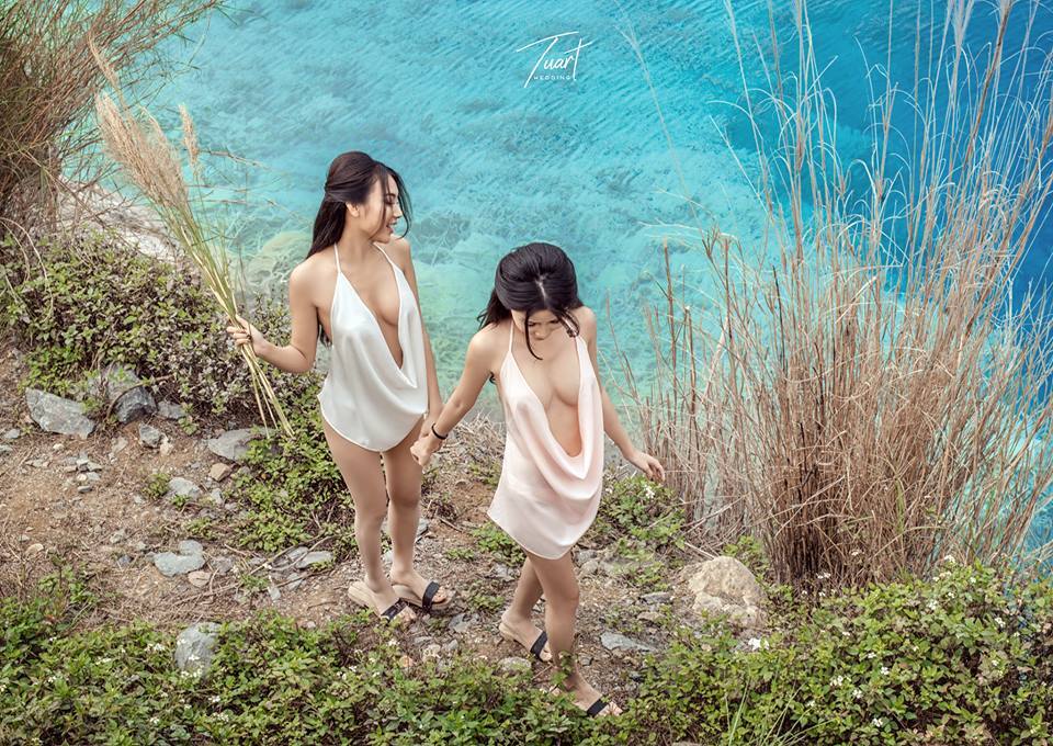 越南名模 世外桃源山水仙境