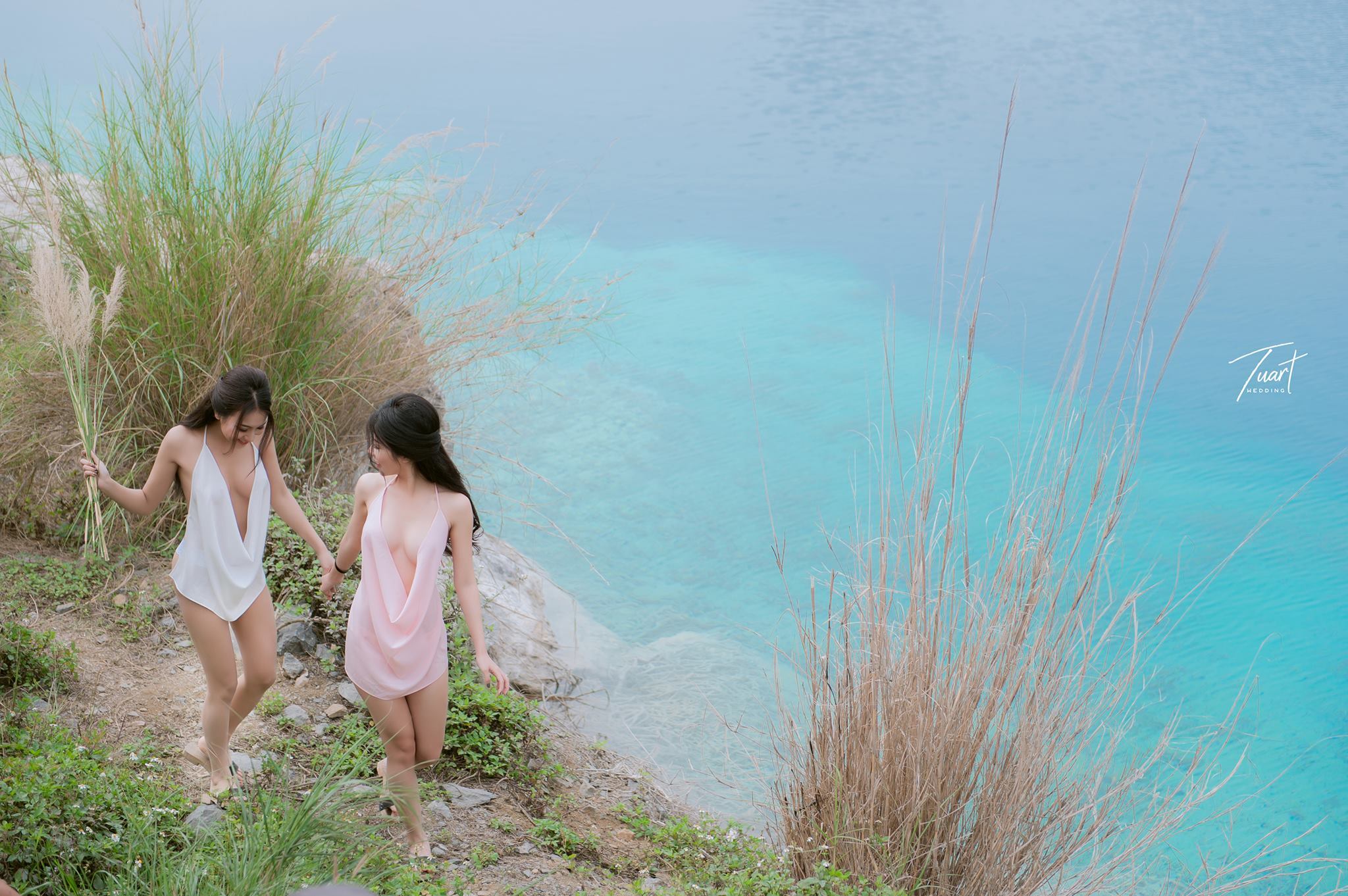 越南名模 世外桃源山水仙境