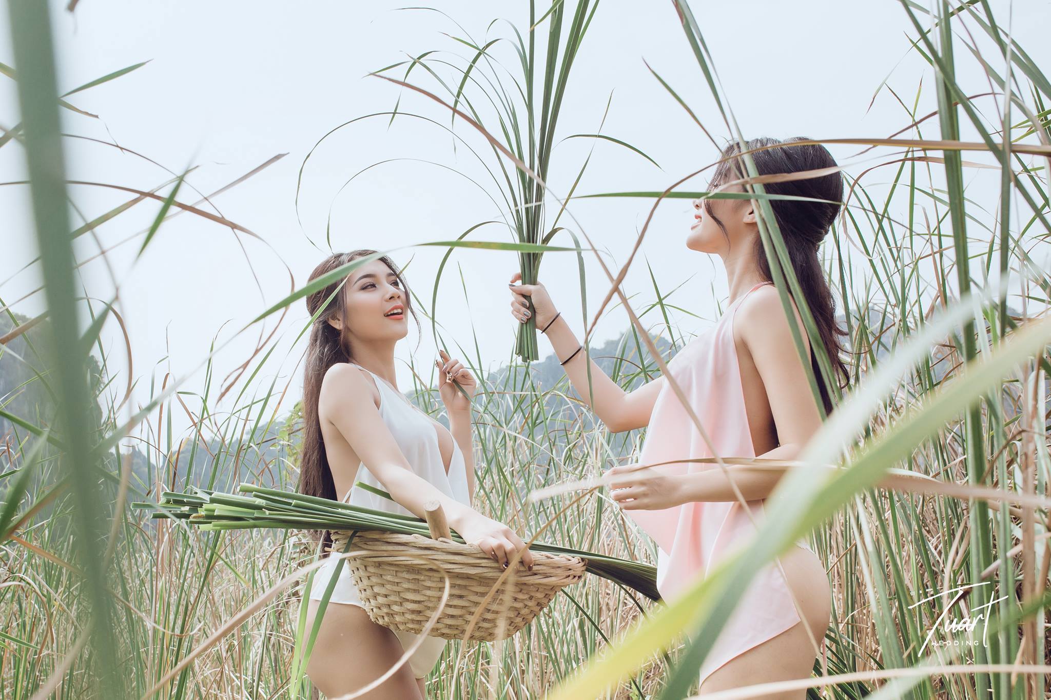 越南名模 世外桃源山水仙境