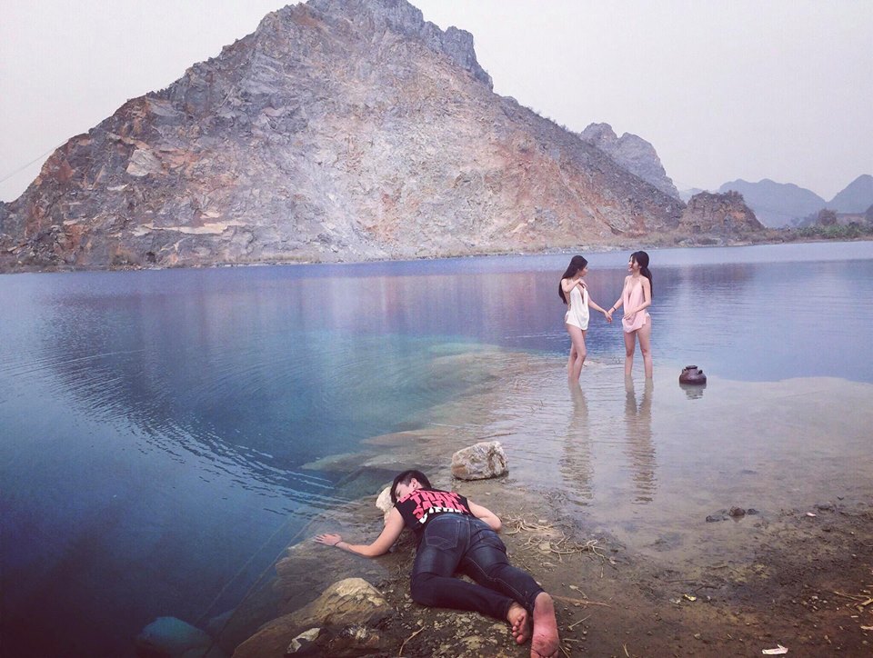 越南名模 世外桃源山水仙境