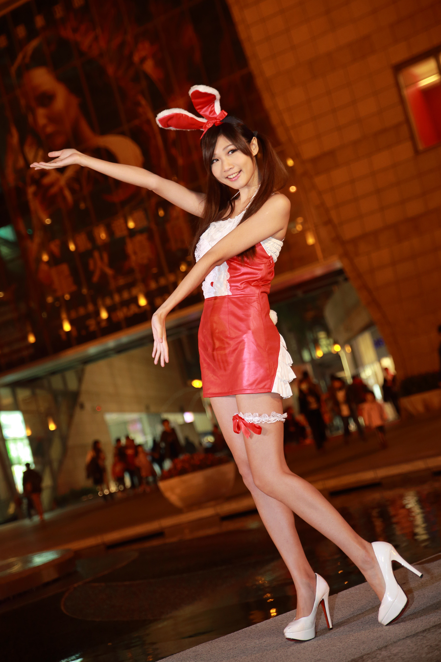 圣诞美腿棚拍 外拍 Chu