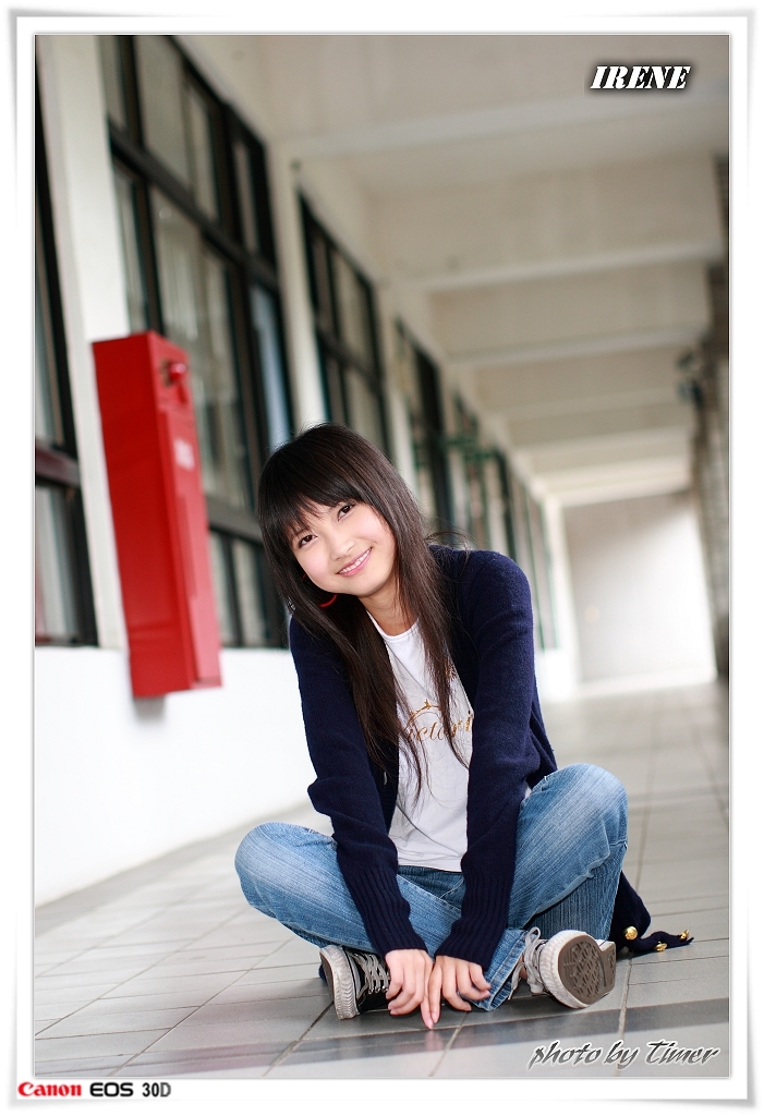 台湾清纯美女-Irene-元智大學外拍