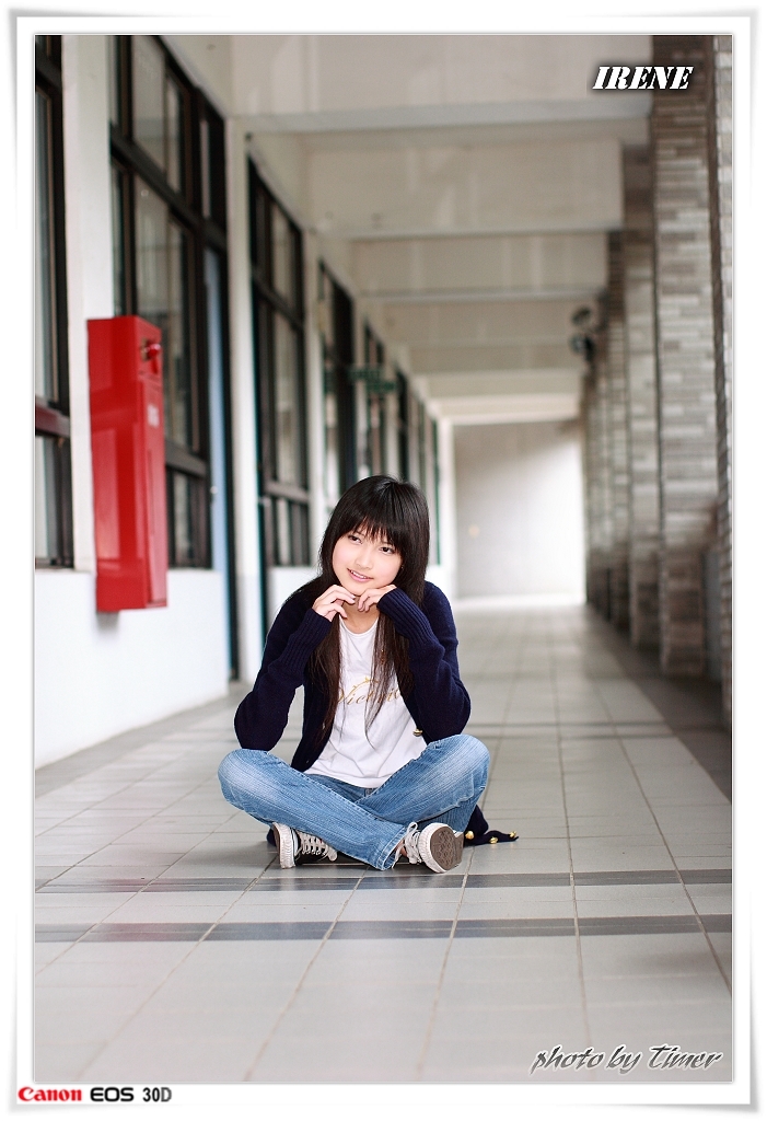 台湾清纯美女-Irene-元智大學外拍