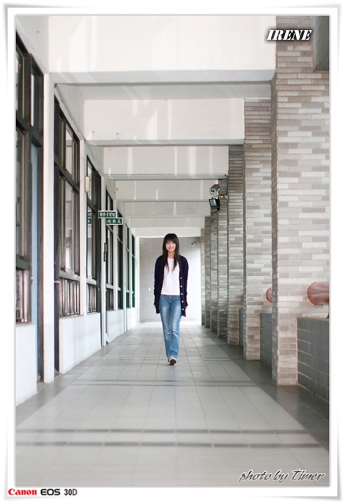 台湾清纯美女-Irene-元智大學外拍