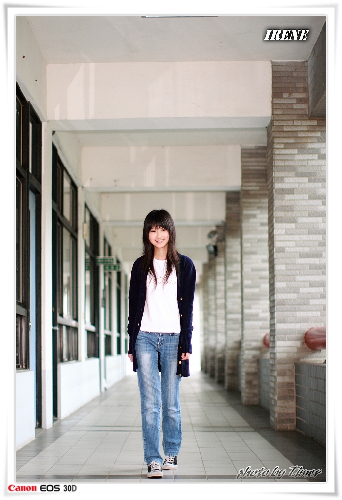 台湾清纯美女-Irene-元智大學外拍