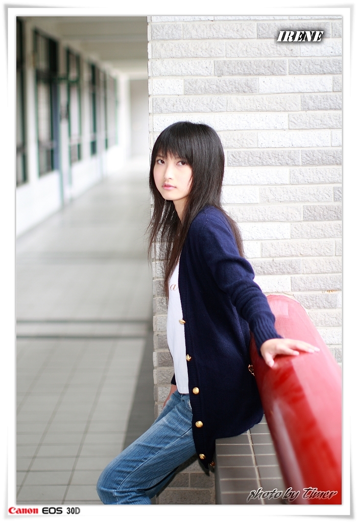 台湾清纯美女-Irene-元智大學外拍