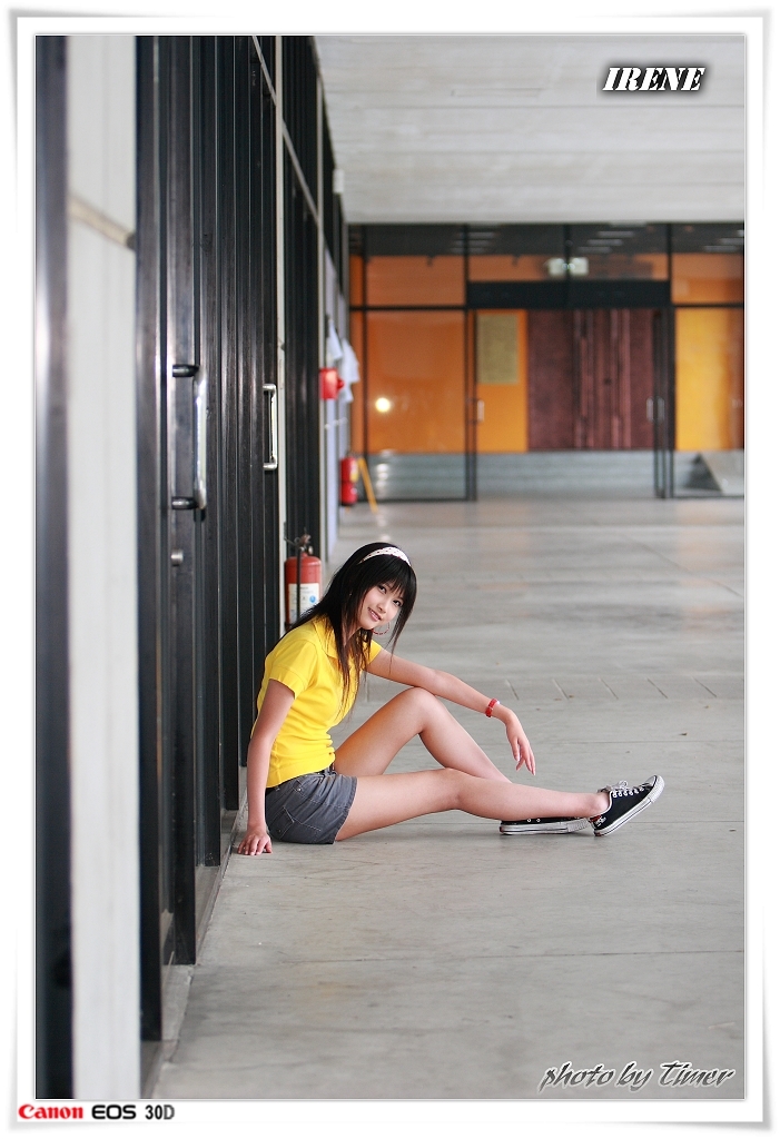 台湾清纯美女-Irene-元智大學外拍