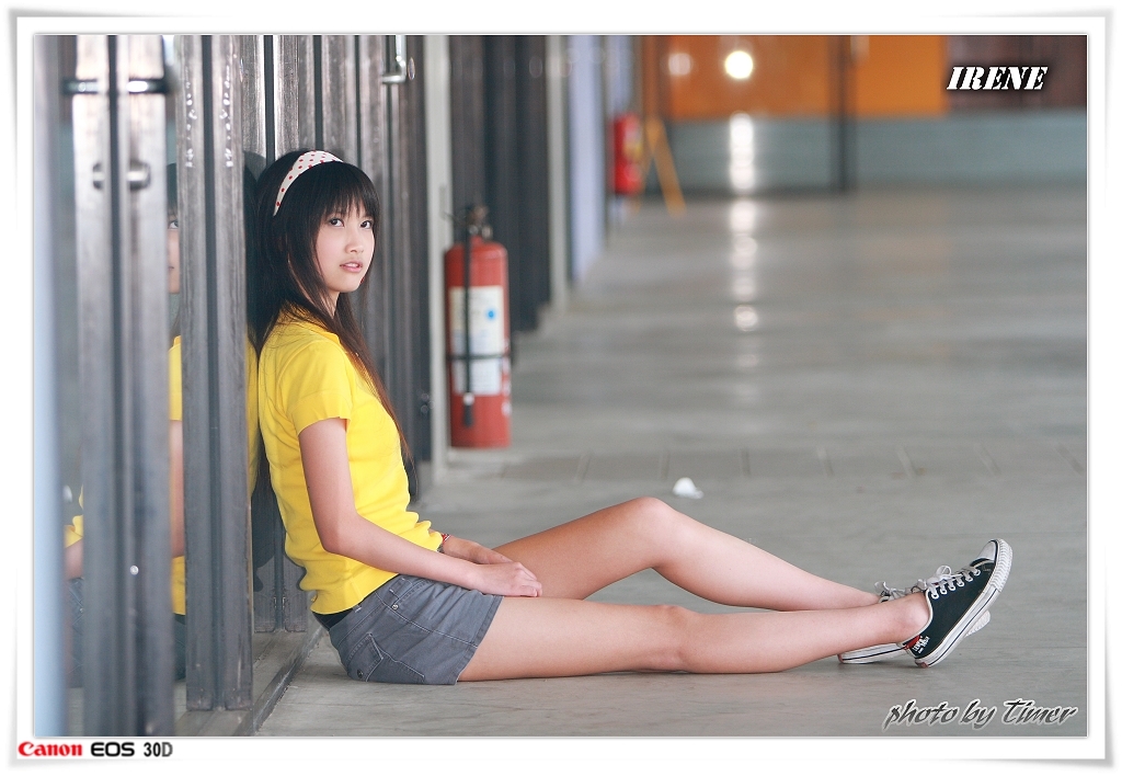 台湾清纯美女-Irene-元智大學外拍