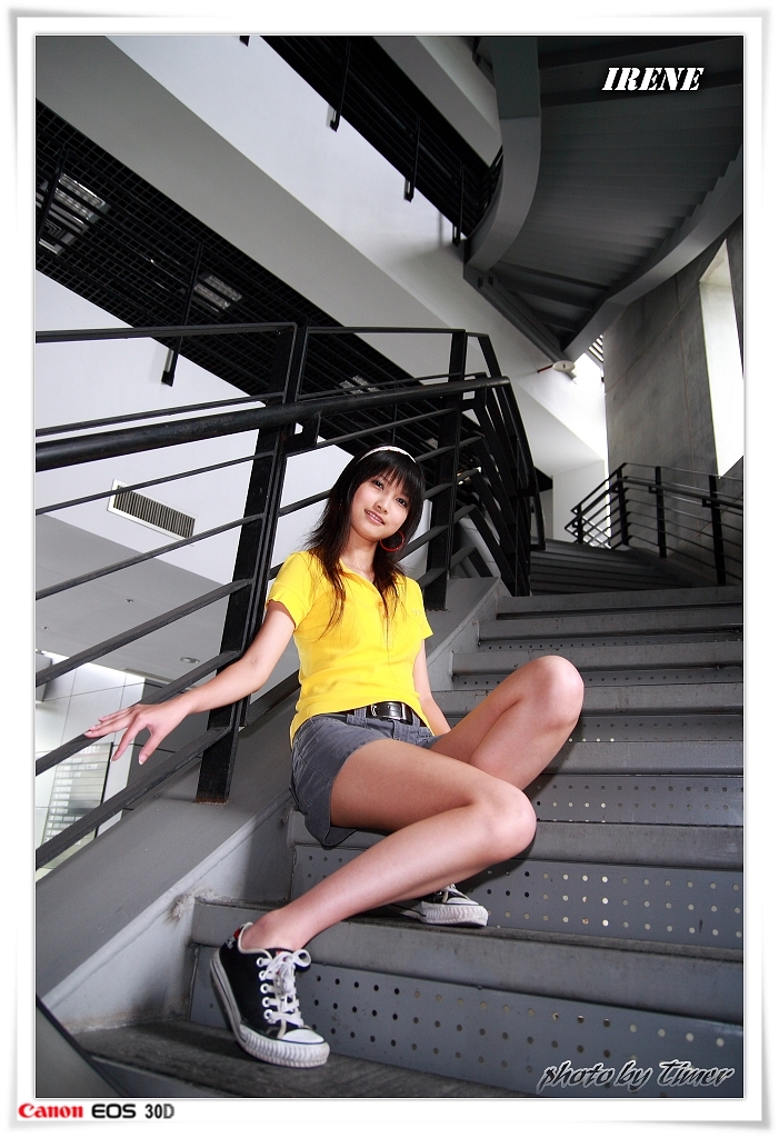 台湾清纯美女-Irene-元智大學外拍