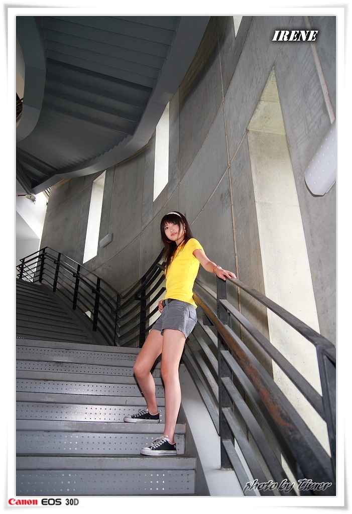 台湾清纯美女-Irene-元智大學外拍