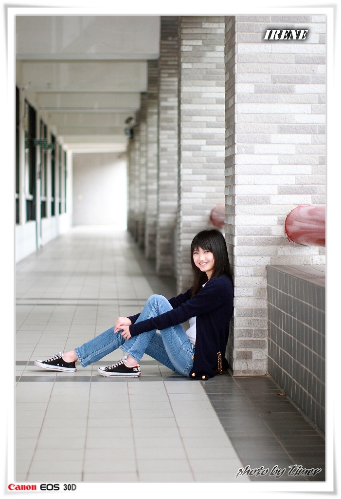 台湾清纯美女-Irene-元智大學外拍