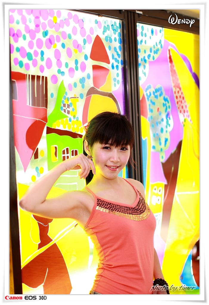 台湾清纯美女-Wendy-清華大學外拍