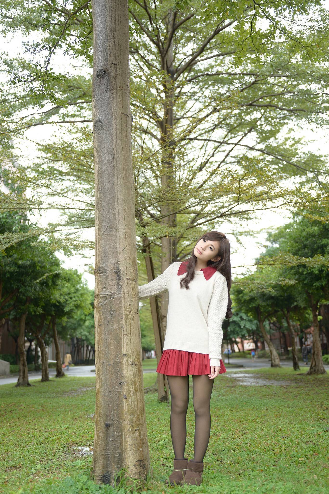 台湾清纯美女-鲔鱼+蔡小潔室拍写真