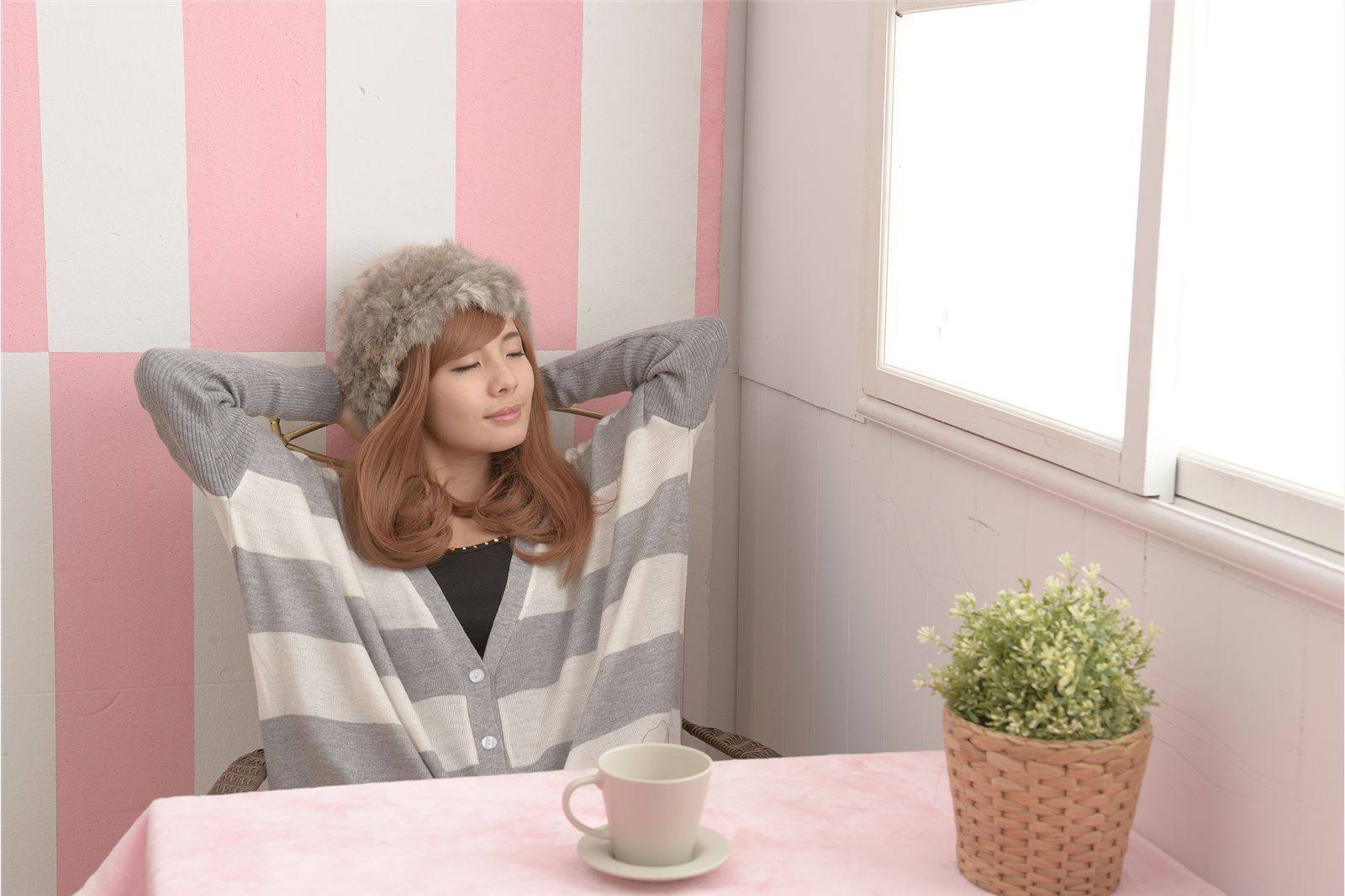 台湾清纯美女-鲔鱼+蔡小潔室拍写真