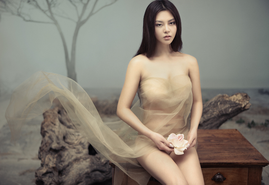 美胸女王冯雨芝性感艺术照