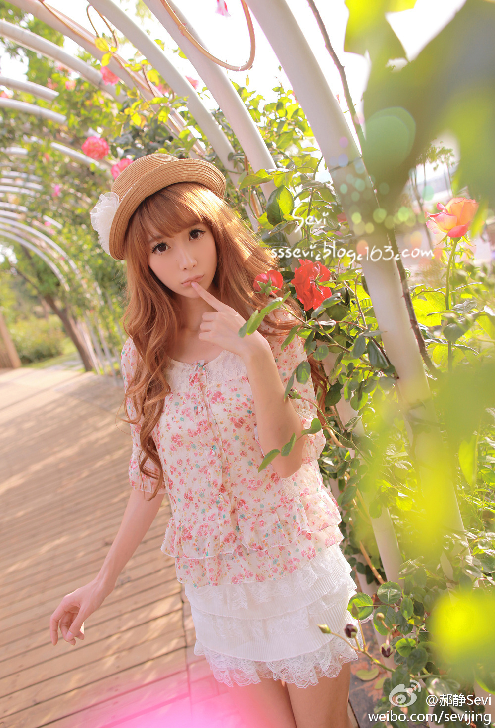 清纯妹子郝静生活照