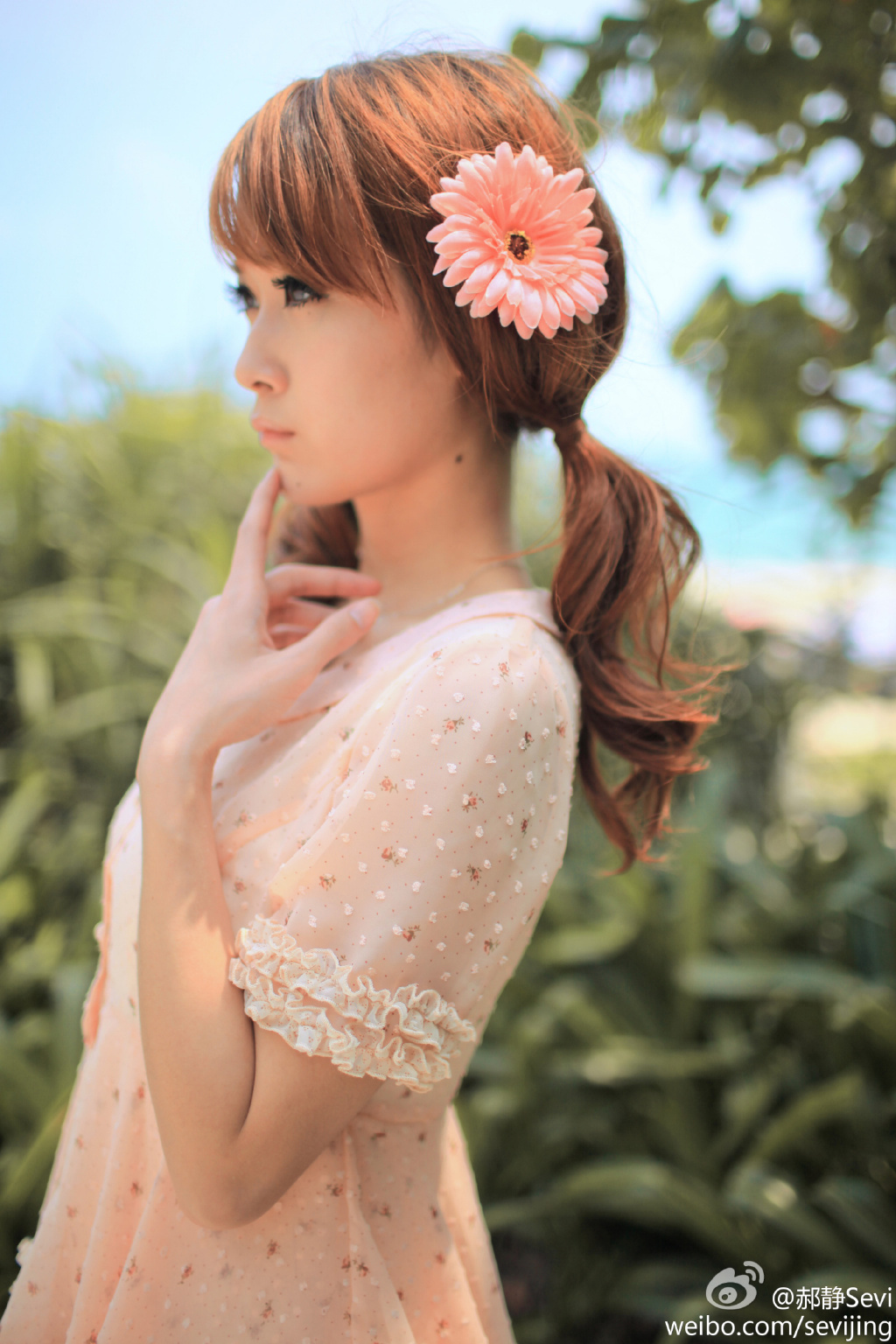 清纯妹子郝静生活照