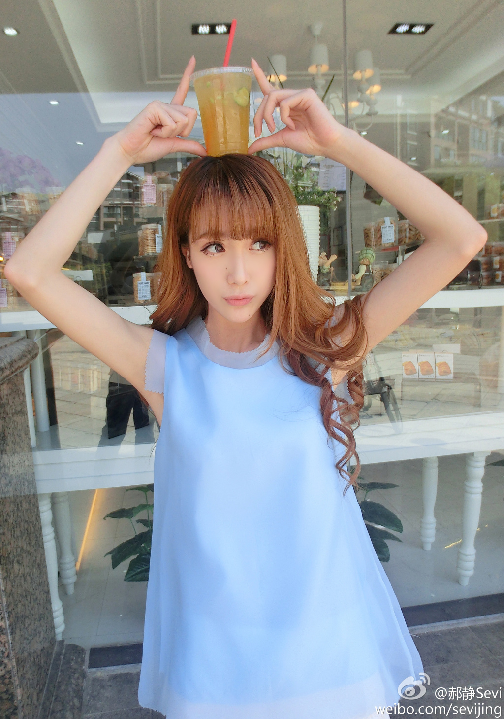 清纯妹子郝静生活照