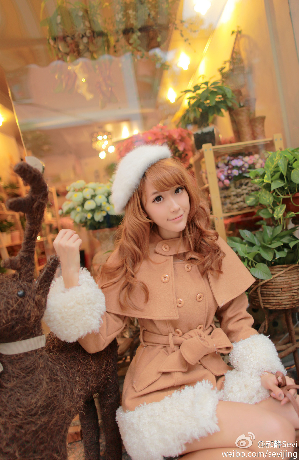 清纯妹子郝静生活照