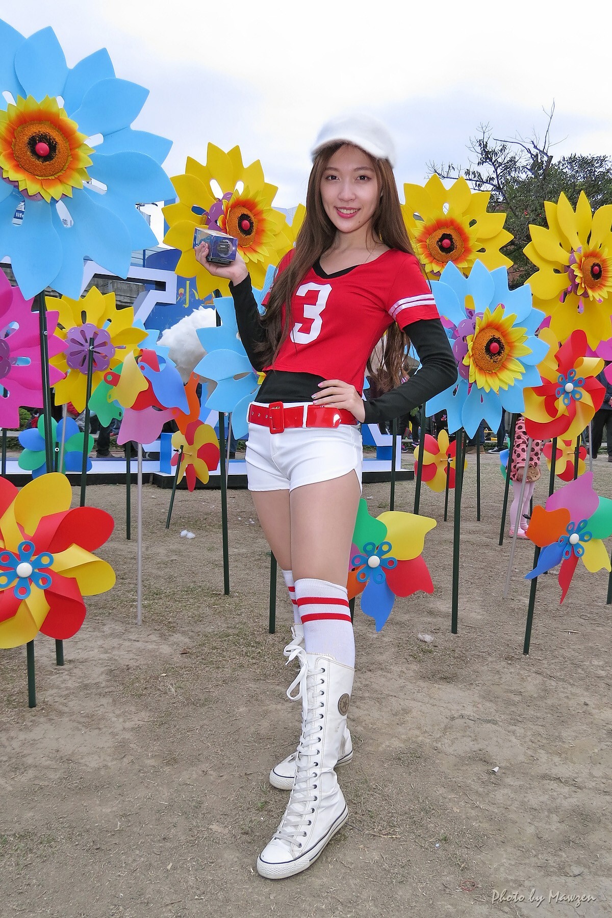 2015台北车展三菱展台可爱车模