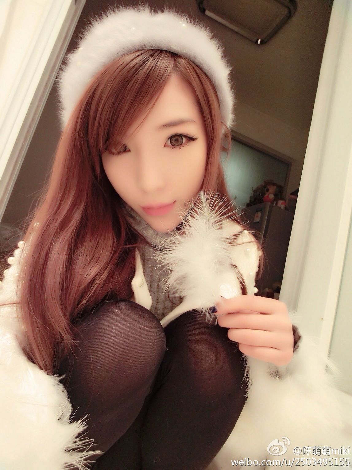 微博女神 - 之陈萌萌miki微博生活自拍照