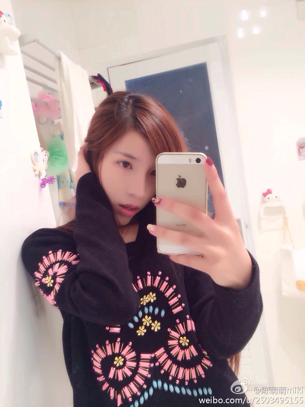 微博女神 - 之陈萌萌miki微博生活自拍照