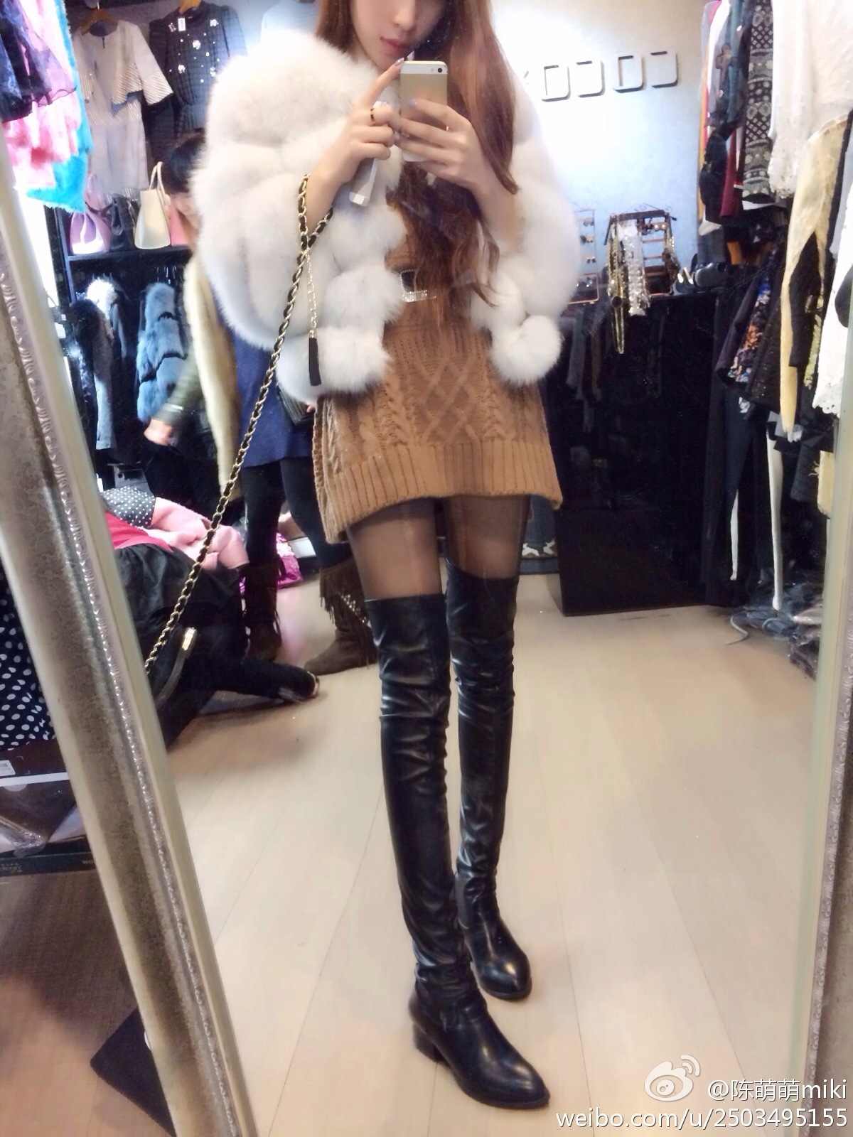 微博女神 - 之陈萌萌miki微博生活自拍照