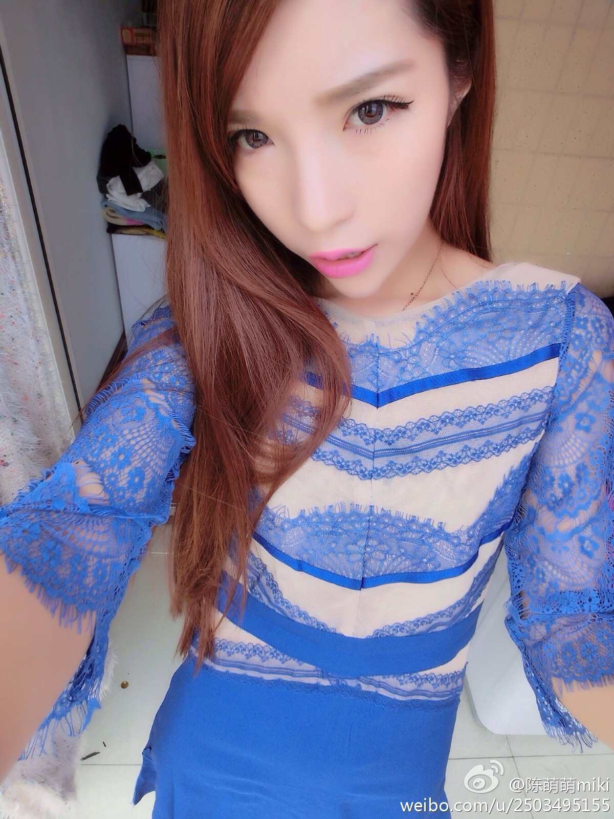 微博女神 - 之陈萌萌miki微博生活自拍照