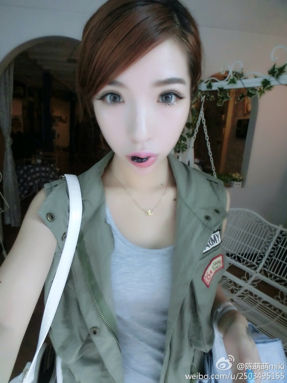 微博女神 - 之陈萌萌miki微博生活自拍照