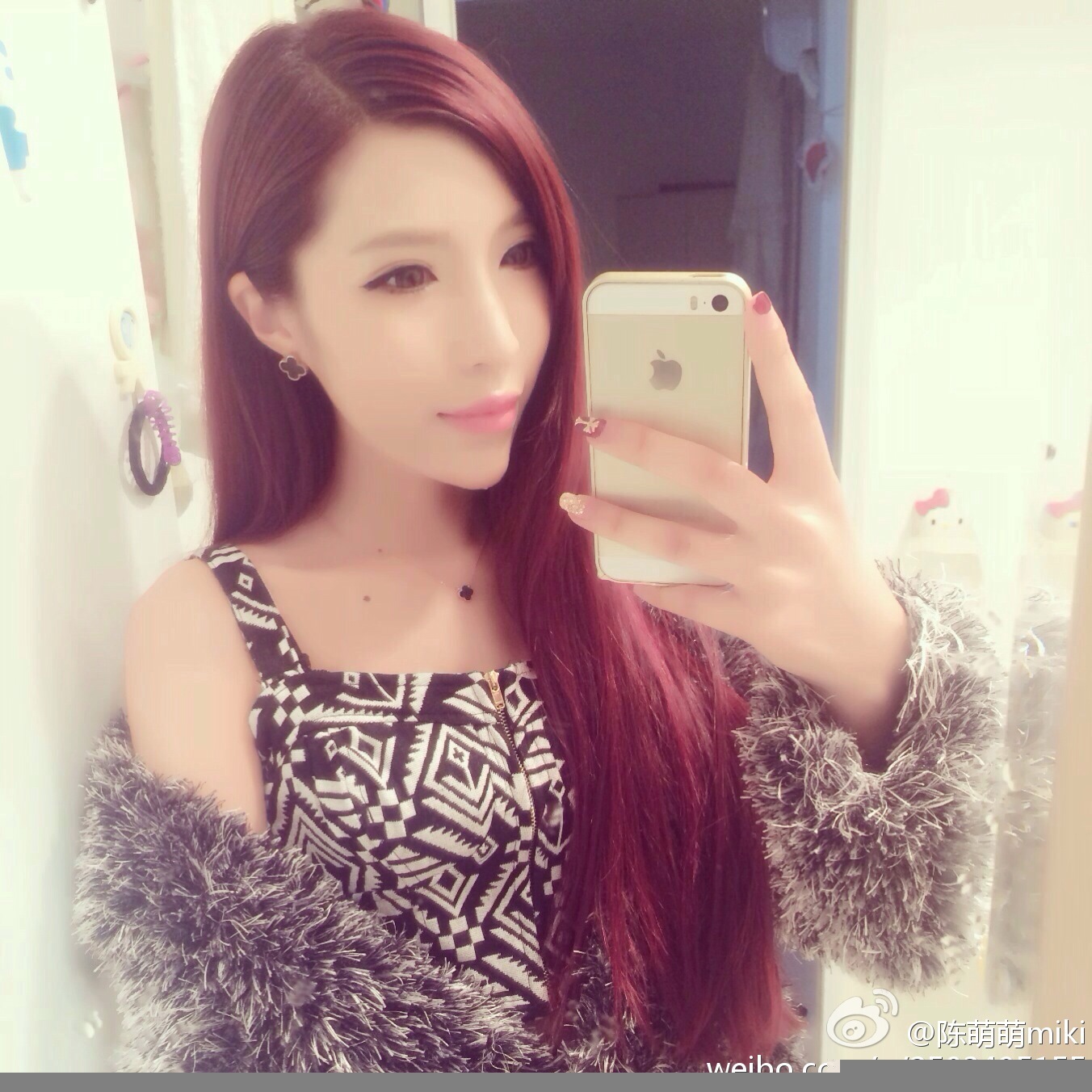 微博女神 - 之陈萌萌miki微博生活自拍照