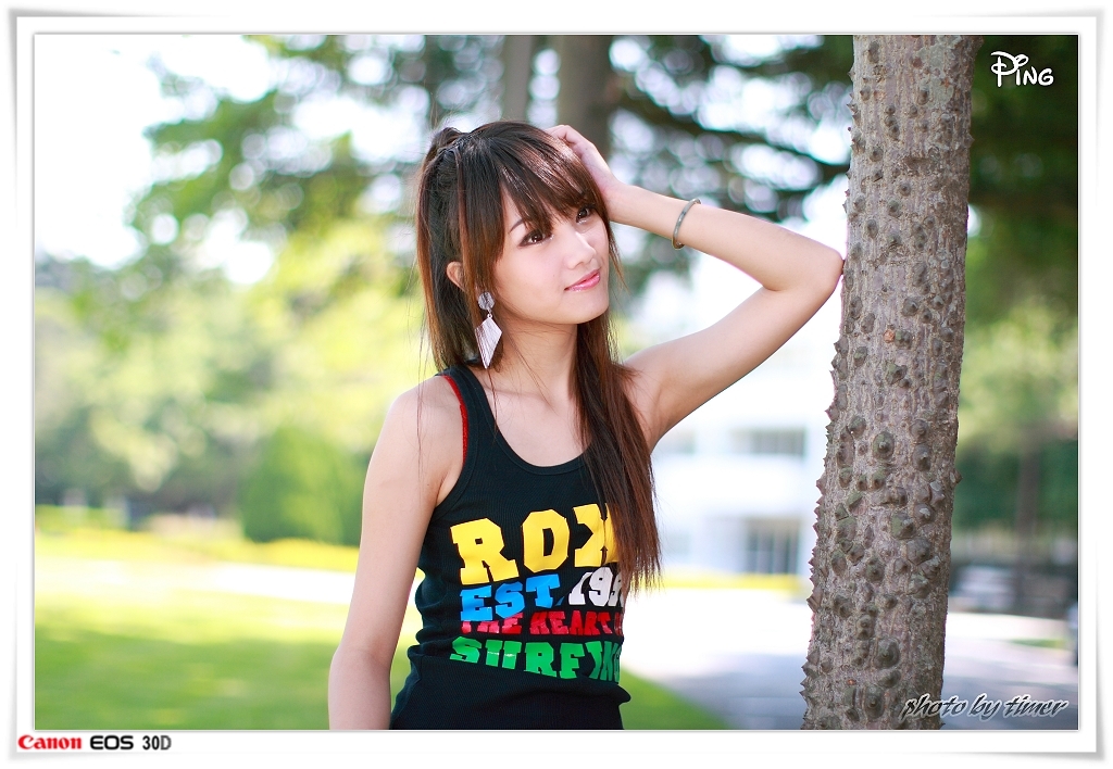 台湾清纯美女-小品-清華大學外拍