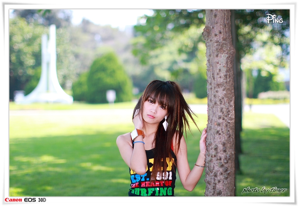 台湾清纯美女-小品-清華大學外拍