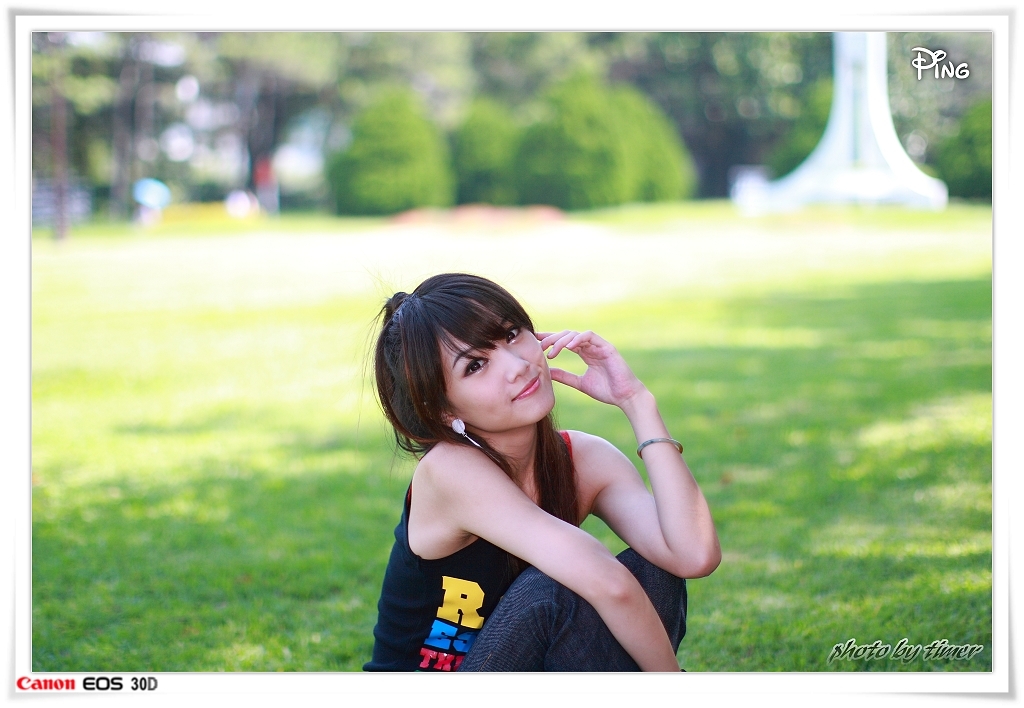 台湾清纯美女-小品-清華大學外拍