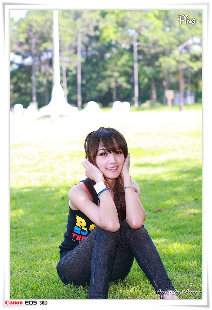 台湾清纯美女-小品-清華大學外拍