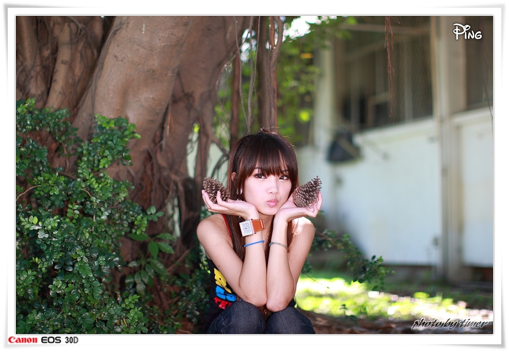 台湾清纯美女-小品-清華大學外拍