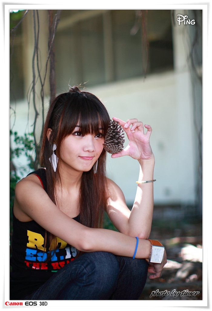 台湾清纯美女-小品-清華大學外拍