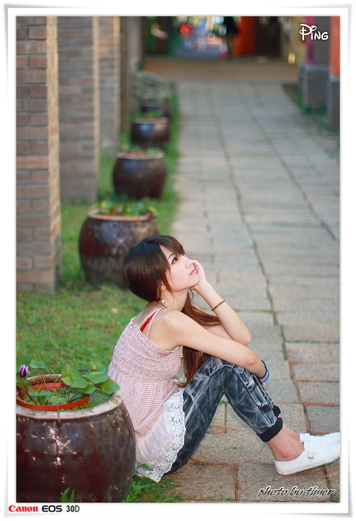 台湾清纯美女-小品-清華大學外拍