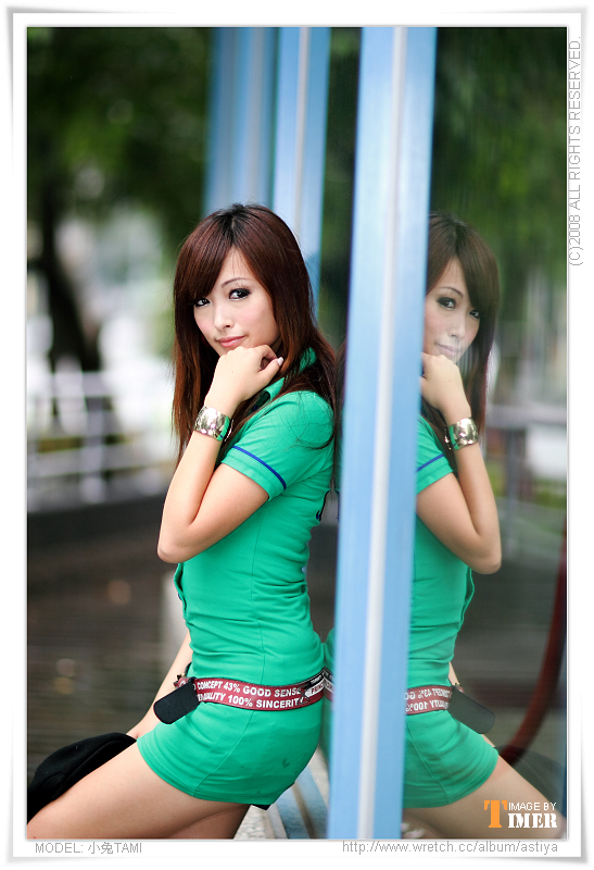 台湾清纯美女-小兔TAMI-台大外拍