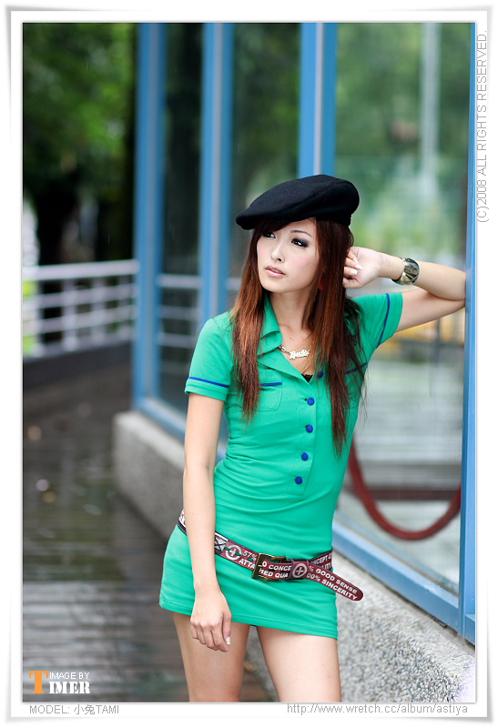 台湾清纯美女-小兔TAMI-台大外拍